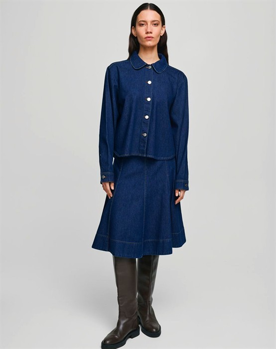 MSCHAdna Alena Nederdel - Dark Blue Wash